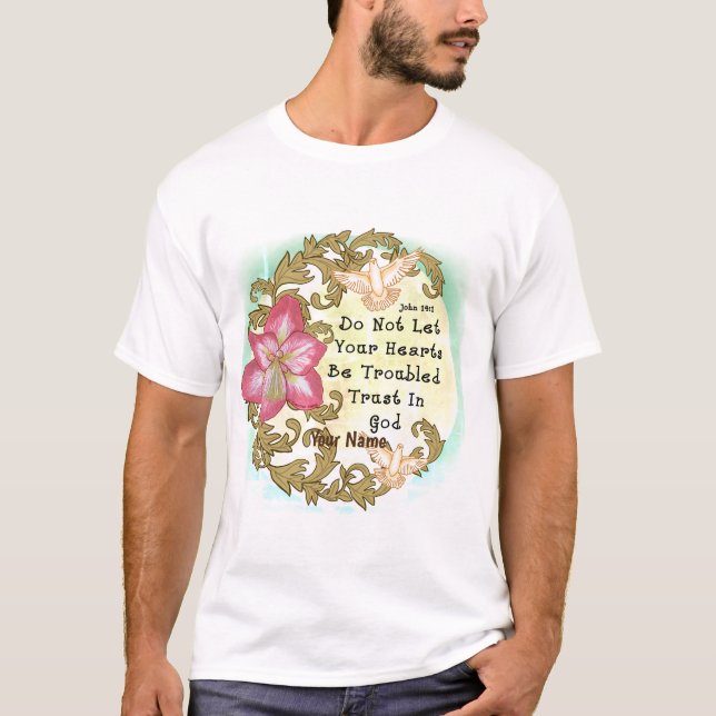 Camiseta Amarylis Cristã confie em Deus  (Frente)