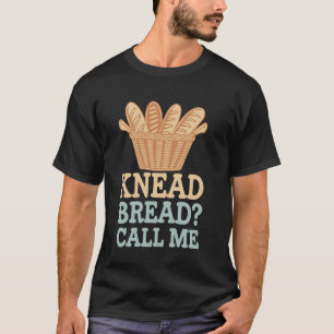 Camiseta Amassar Pão Pão Engraçado Padaria Fazendo Pão