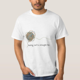 Camiseta  Amateur Doodle Socially Awkward Penguin Naive Art