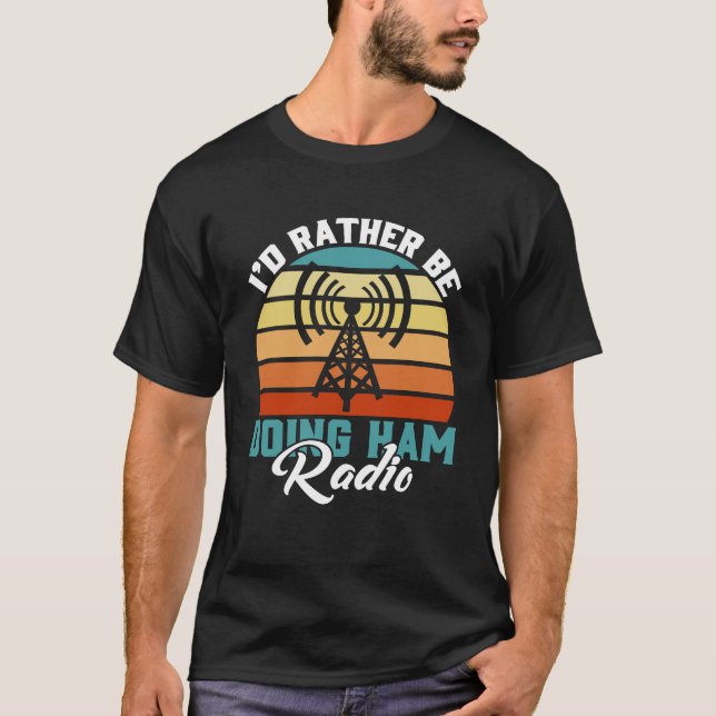Camiseta Amateur Ham Radio (Frente)