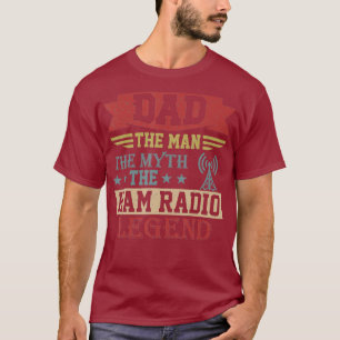 Camiseta Amateur Ham Radio Operator Shirt Gift Para Pai