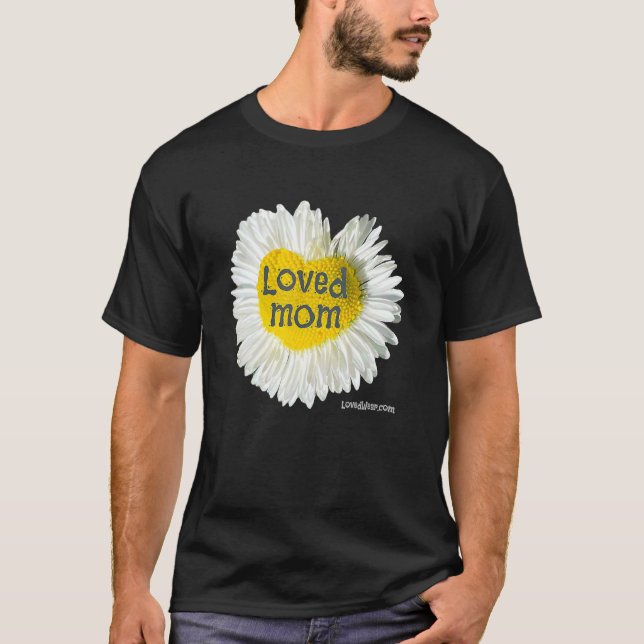 Camiseta Amava a Mãe, Dia de as mães de margarida 2 (Frente)