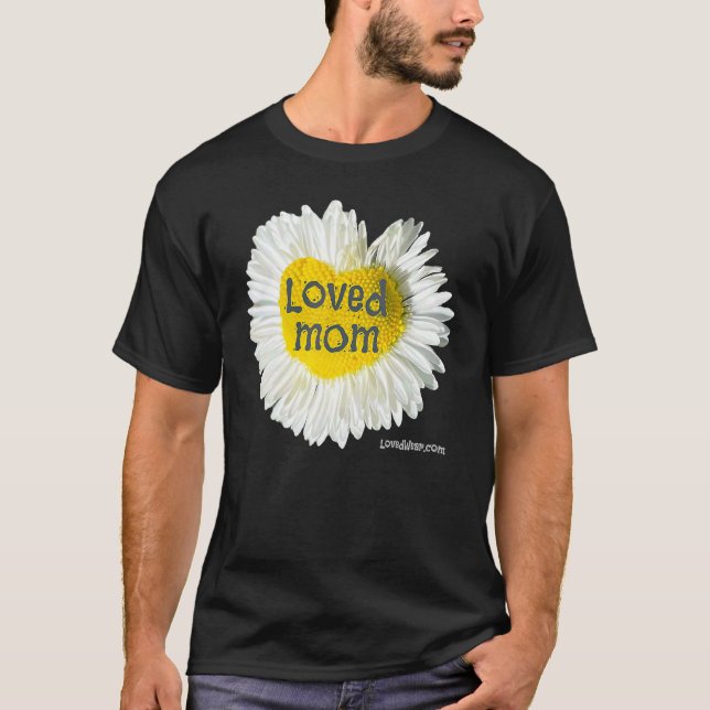 Camiseta Amava a Mãe, Dia de as mães de margarida 7 (Frente)