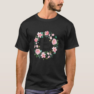 Camiseta Amava Mãe Mulheres De 90 Anos Floral Bi