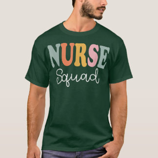 Camiseta Amável enfermeira Esquadrão de Enfermeiras Mulhere