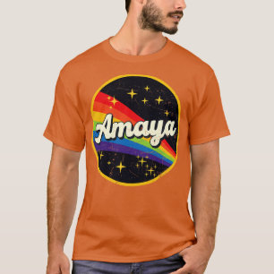 Camiseta Amaya Rainbow In Space Vintage GrungeStyle