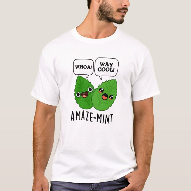 Camiseta Amaze Mint Engraçado Deixa Pun (Frente)