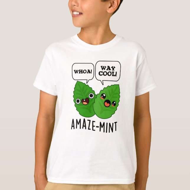 Camiseta Amaze Mint Engraçado Deixa Pun (Frente)