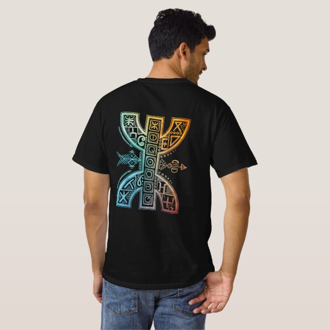 Camiseta Amazigh (Parte Traseira Completa)
