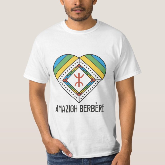 CAMISETA AMAZIGH BERBERE SYMBOL  (Frente)