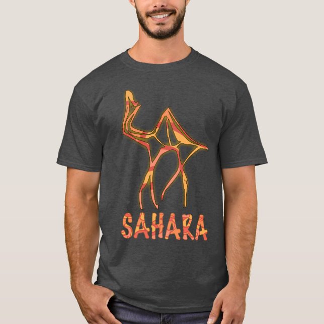 camiseta amazigh, camisa de berbere amazigh, tifin (Frente)
