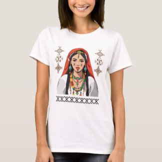 Camiseta Amazigh Kabyle Berber Tattoo símbolos tifinagart