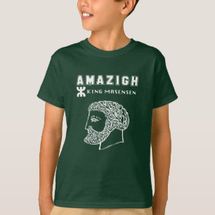 Camiseta amazigh rei Massinissa Kabyle algerie Marrocos