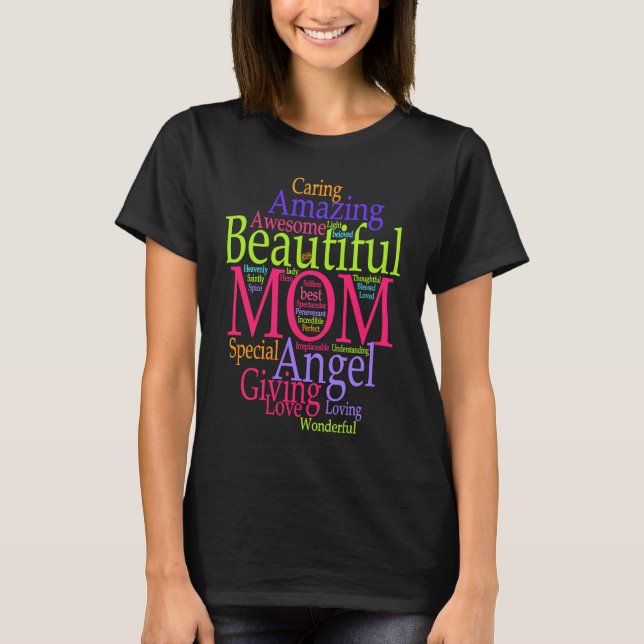 Camiseta Amazing Beautiful Mom Loving Mother's Day (Frente)