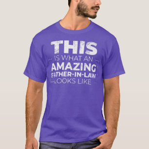 Camiseta Amazing Father In Law  Family Son Daughter Father'