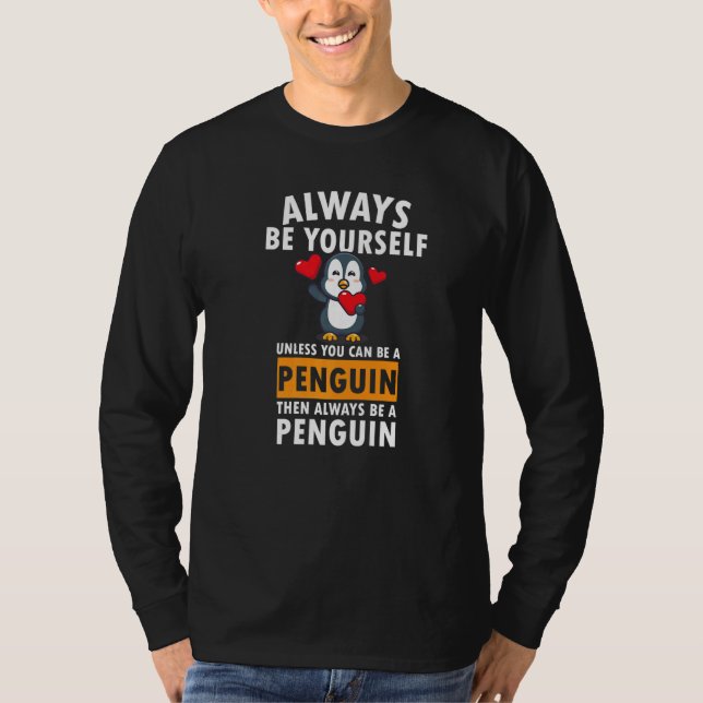 Camiseta Amazing Penguin Apparel  Quote kids girls boys (Frente)