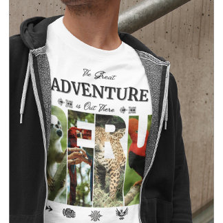 Camiseta Amazonas Peru | Jaguar, Floresta Tropical, Selva, 