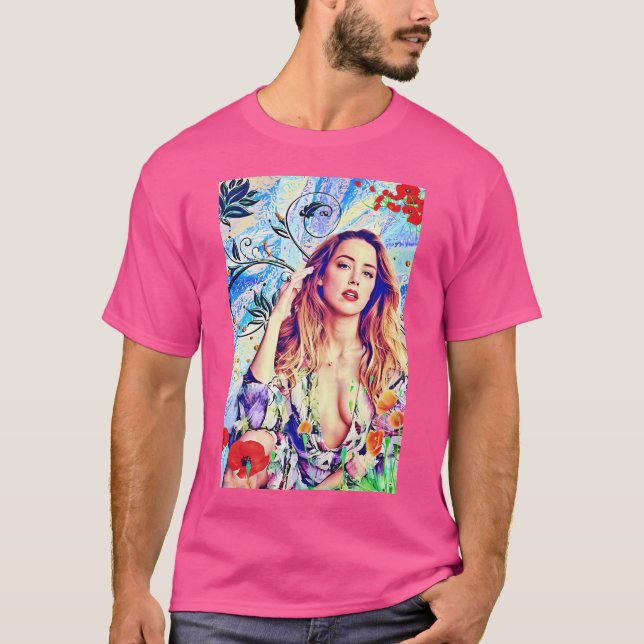 Camiseta Amber Heard (Frente)