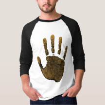 Amber Yellow Handprint Art