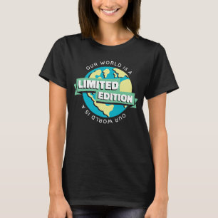 Camiseta Ambiente Futuro Clima Salvando a Terra Verde