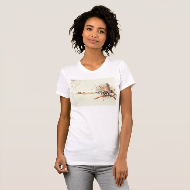 Camiseta Ambiente Urbano Fundo das Mulheres em T-Shirt (Frente Completa)