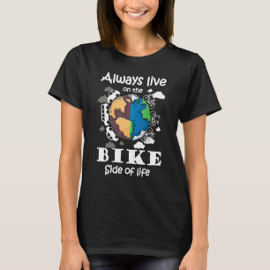 Camiseta Ambientes De Ciclismo Elétrico Em Bicicleta