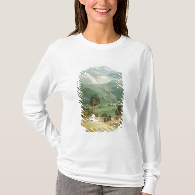 Camiseta Ambleside, 1786 (w/c com caneta e tinta sobre o (Frente)