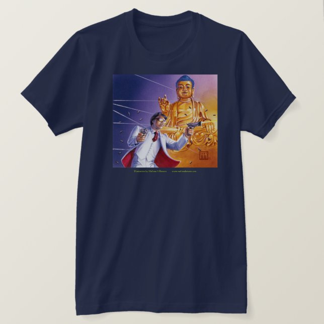 Camiseta Ambos os Canhões Disparando (Frente do Design)