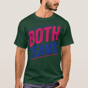 Camiseta Ambos os times Bi Pride Bissexualidade Bandeira Bi
