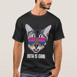Camiseta Ambos São Bons Gatos Bissexuais Bi