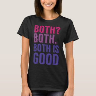 Camiseta Ambos são engraçados Bi Prioridades da Bissexualid