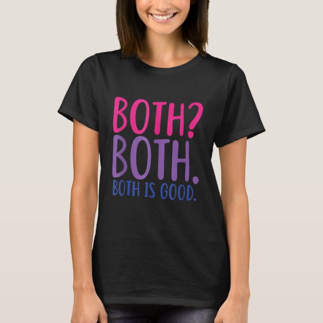 Camiseta Ambos São Um Orgulho Bísexual (Frente)