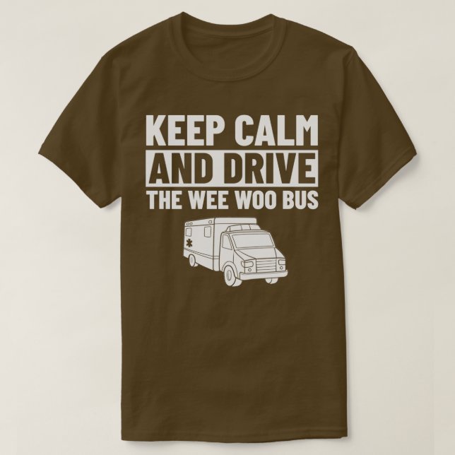 Camiseta Ambulance Driver Emergency Medical Technicy 7 (Frente do Design)