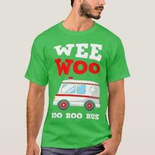 Camiseta Ambulance Driver First Aid Weo Boo Bus Funny P