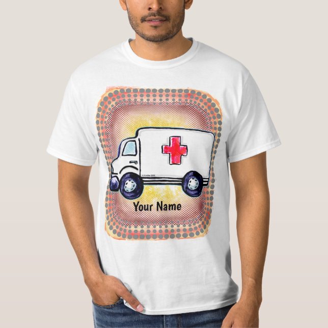 Camiseta Ambulância clássica (Frente)