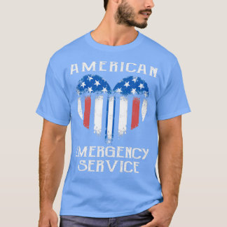 Camiseta Ambulância EMS 1 dos Serviços Médicos de Emergênci
