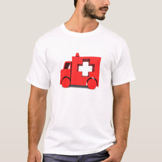 Camiseta ambulância vermelha