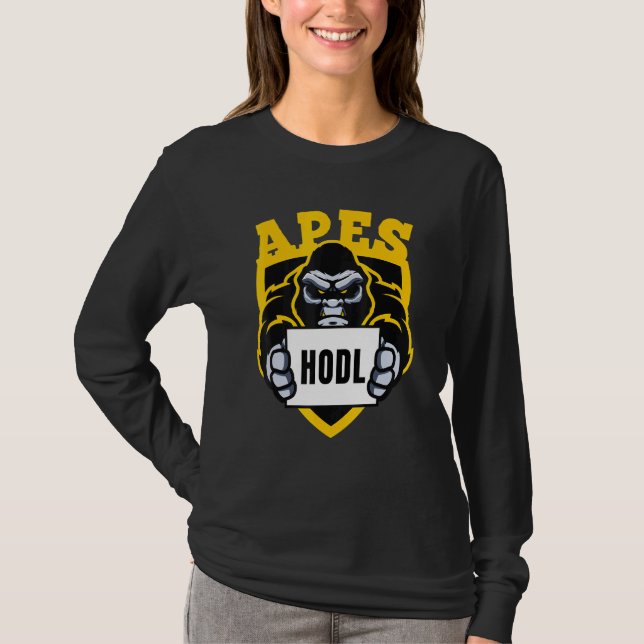 Camiseta Amc Apes Juntos Fortes De Ações À Moo (Frente)