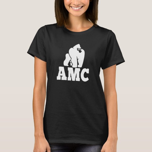 Camiseta Amc Apes Juntos Fortes De Estoque À Lua (Frente)