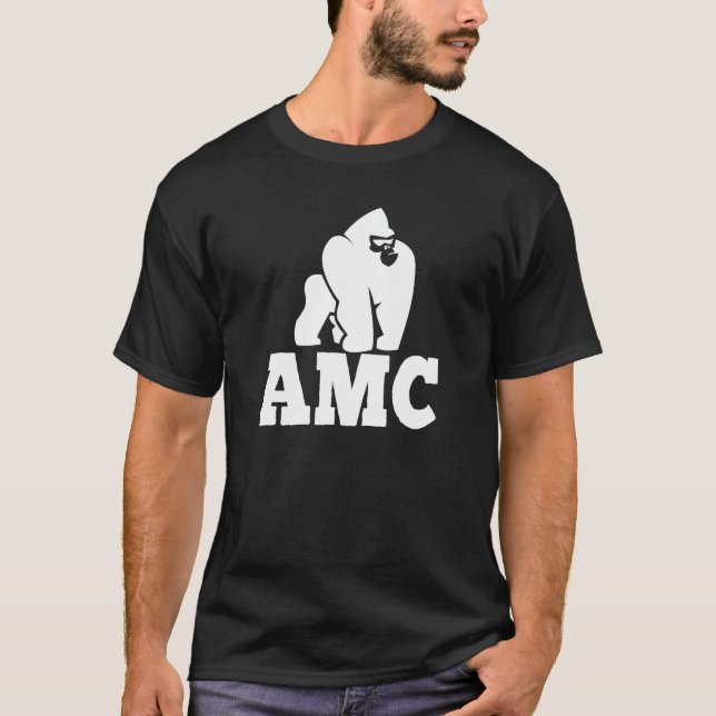 Camiseta AMC - Macacos Juntos Fortes - Estilo De Estoque À  (Frente)
