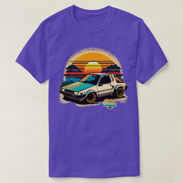 Camiseta AMC Pacer Muito Pouco Músculo (Frente do Design)