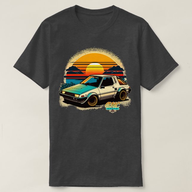 Camiseta AMC Pacer Muito Pouco Músculo (Frente do Design)