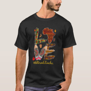 Camiseta Ame 1Rua Professora História Negra Orgulho Afro Af
