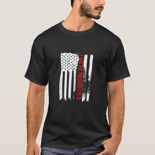 Camiseta Ame A América Eu Odeio Os Rednecs Engraçados Bande