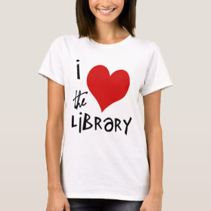 Camiseta Ame a biblioteca