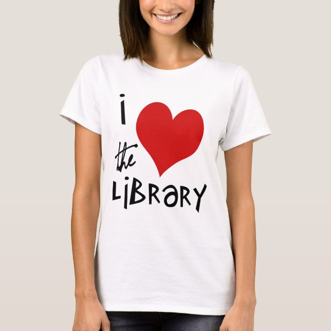 Camiseta Ame a biblioteca (Frente)