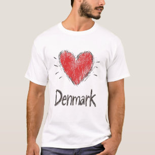 Camiseta Ame a Dinamarca