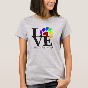Camiseta AME A Minha Teia Polidátil Ringer