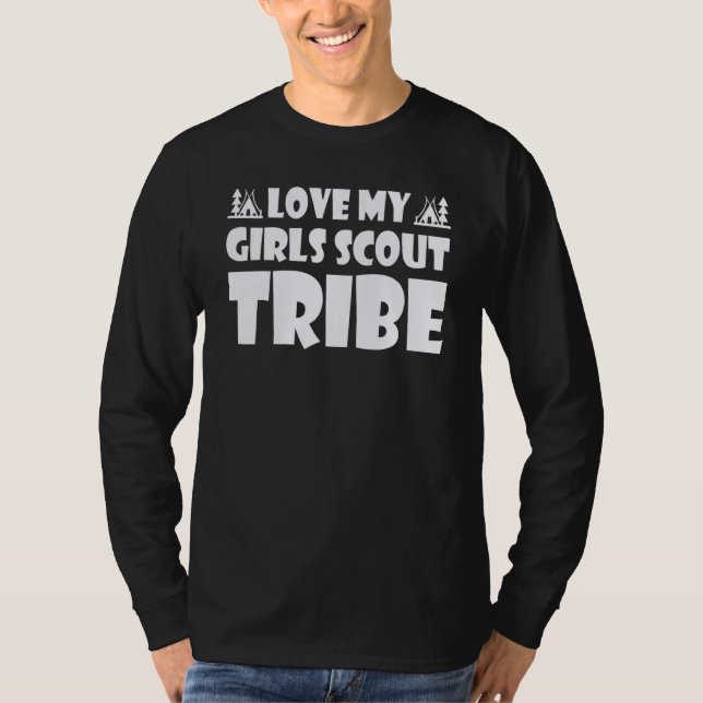 Camiseta Ame a minha tribo de escuteiro (Frente)