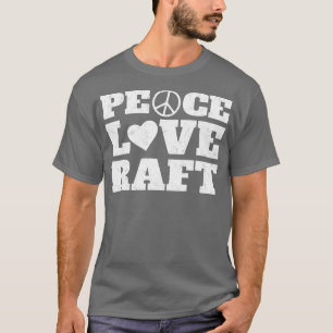 Camiseta Ame a paz jantando água branca de presente agradáv